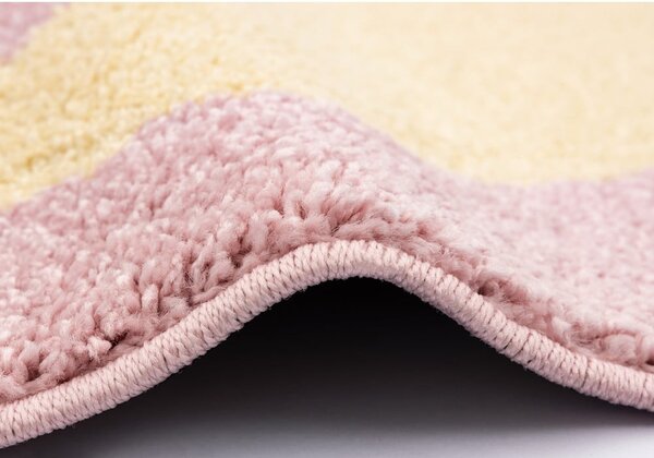 Žlutý/růžový dětský koberec 120x170 cm Hugsy Vanilla – FD