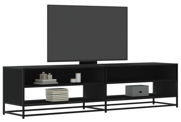 TV skříňka černá 180,5 x 40 x 46 cm kompozitní dřevo 3300800
