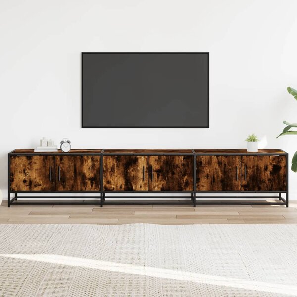 TV skříňka kouřový dub 210 x 35 x 41 cm kompozitní dřevo 3300792
