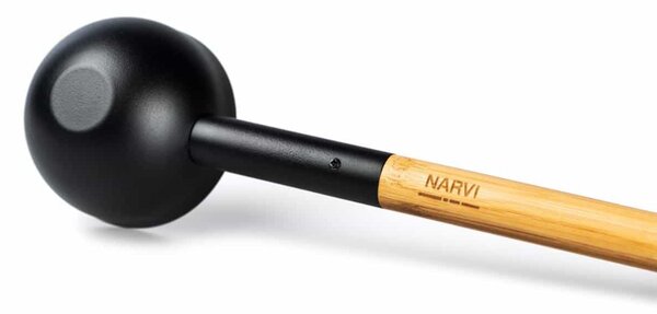 Narvi Black hliníková naběračka do sauny černá 43 cm