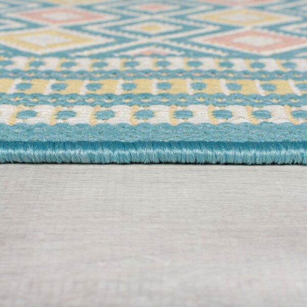 Flair Rugs, Kusový koberec Marseille Coast Pastel Multi – na ven i na doma, 200x290, vícebarevná, chodba / předsíň