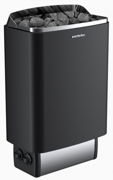 Sentiotec saunová kamna elektrická 180 Black 8 kW s regulací, black