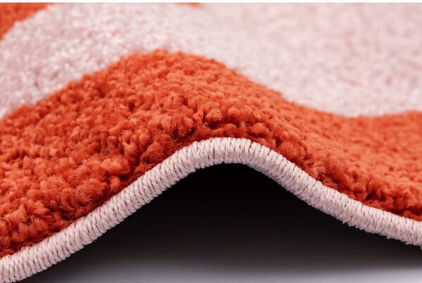 Červený/růžový dětský koberec 80x150 cm Hugsy Coral – FD