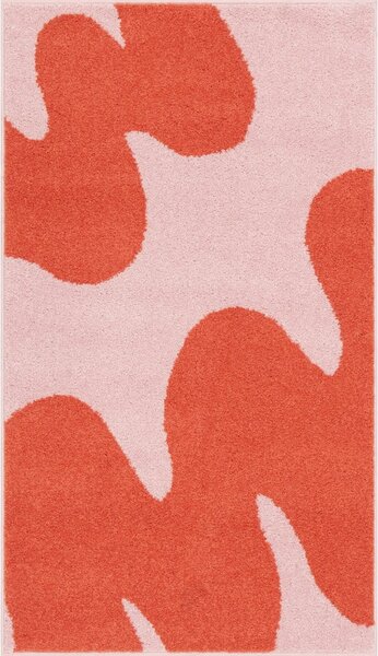 Červený/růžový dětský koberec 80x150 cm Hugsy Coral – FD