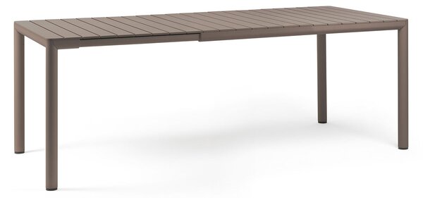 Stima Plastový rozkládací stůl TEVERE Rozměr: 211x100 + 64 cm, Odstín: Tortora