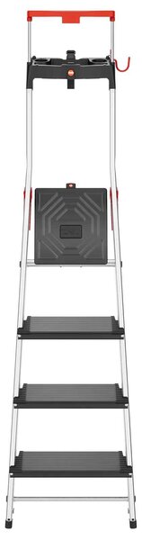 Hliníkové schůdky Hailo L100 Topline, 3+1 příčka, nosnost 150 kg, 8050-407