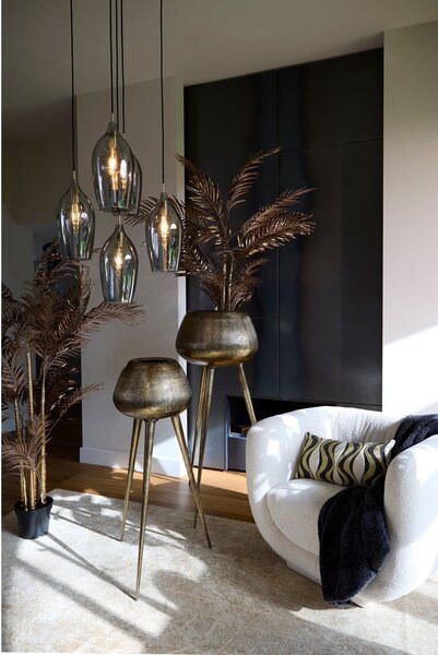 Kovový stojan na květiny ø 44 cm (výška 124 cm) Marielle – Light & Living