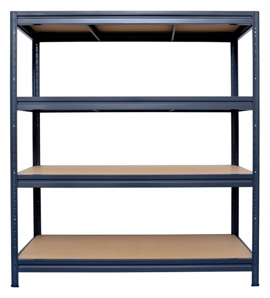 Kovona Kovový regál série HEAVY RACK 177x160x60 - lakovaný černý