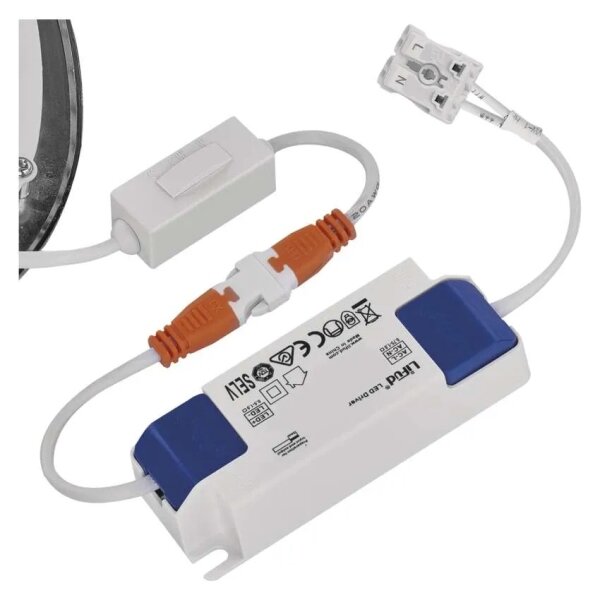 LED Podhledové svítidlo NEXXO LED/7W/230V 3000/3500/4000K stříbrná pr. 12 cm