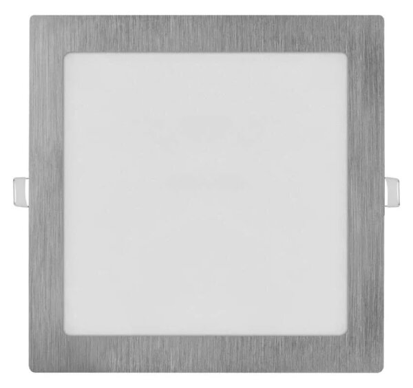 LED Podhledové svítidlo NEXXO LED/18W/230V 3000/3500/4000K stříbrná 22,5x22,5 cm