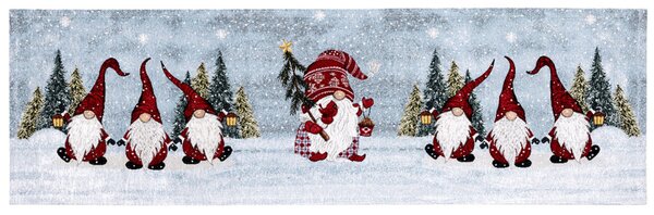 Vánoční gobelínový běhoun na stůl Merry Christmas Chenille IT044 Barva Vícebarevná Rozměry 40x130 cm