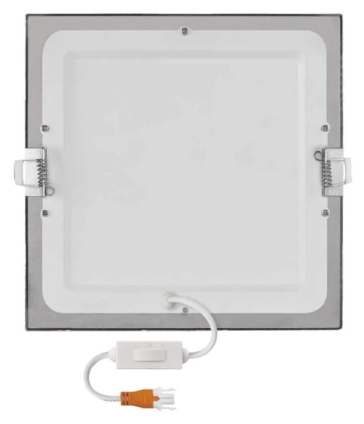 LED Podhledové svítidlo NEXXO LED/18W/230V 3000/3500/4000K stříbrná 22,5x22,5 cm