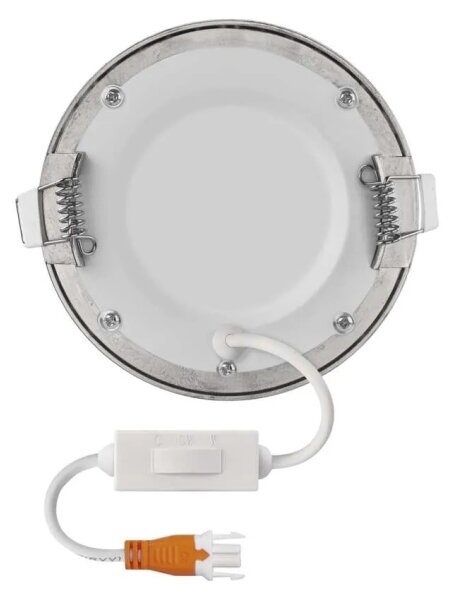 LED Podhledové svítidlo NEXXO LED/7W/230V 3000/3500/4000K stříbrná pr. 12 cm