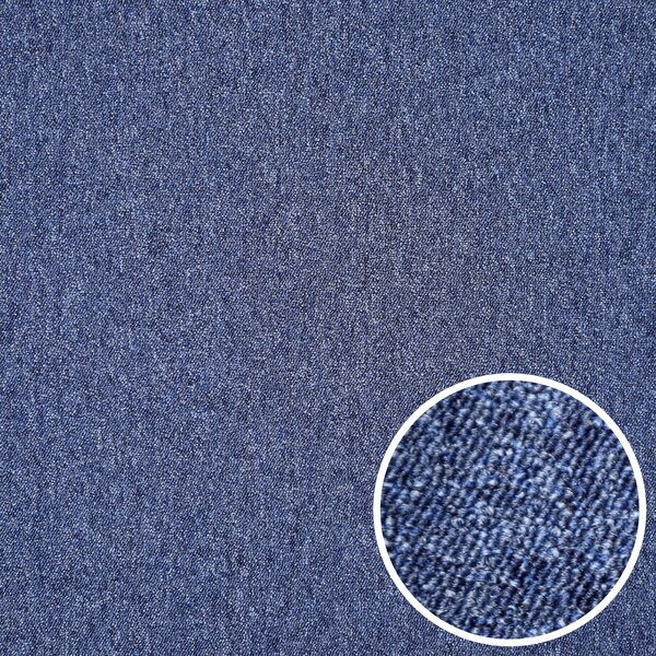 Condor Carpets, Metrážový koberec Classica 582, zátěžový, na míru, šíře 4m,5m, modrá, ab (mřížka), chodba / předsíň