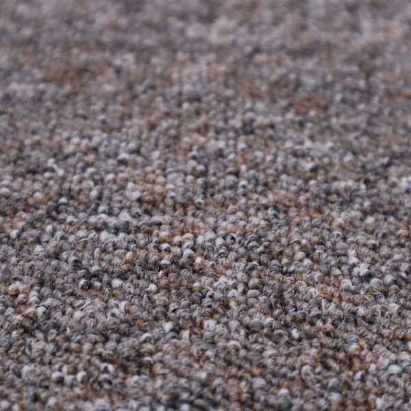 Condor Carpets, Metrážový koberec Classica 192, zátěžový, na míru, šíře 4m,5m, hnědá, ab (mřížka), chodba / předsíň