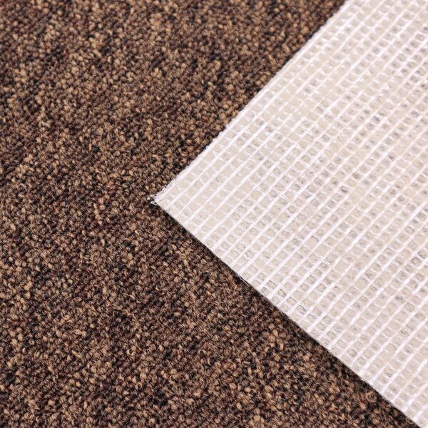 Condor Carpets, Metrážový koberec Classica 392, zátěžový, na míru, šíře 4m, hnědá, ab (mřížka), chodba / předsíň