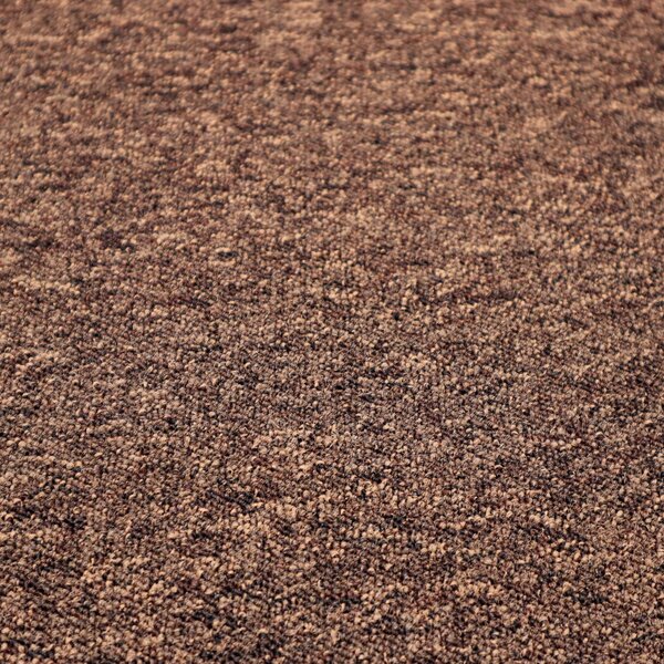Condor Carpets, Metrážový koberec Classica 392, zátěžový, na míru, šíře 4m, hnědá, ab (mřížka), chodba / předsíň