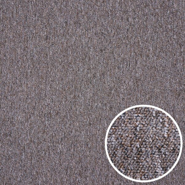Condor Carpets, Metrážový koberec Classica 192, zátěžový, na míru, šíře 4m,5m, hnědá, ab (mřížka), chodba / předsíň