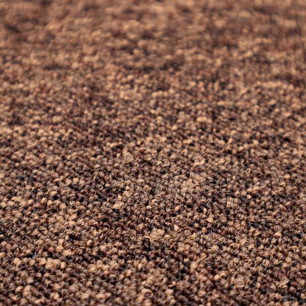 Condor Carpets, Metrážový koberec Classica 392, zátěžový, na míru, šíře 4m, hnědá, ab (mřížka), chodba / předsíň