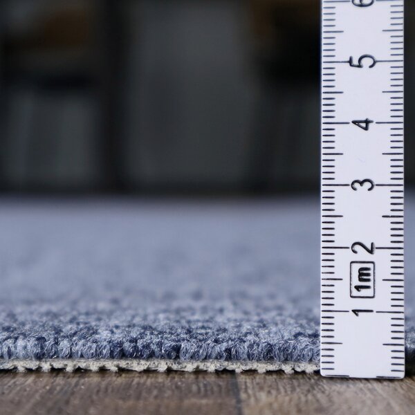 Condor Carpets, Metrážový koberec Classica 28, zátěžový, na míru, šíře 4m,5m, modrá, ab (mřížka), chodba / předsíň