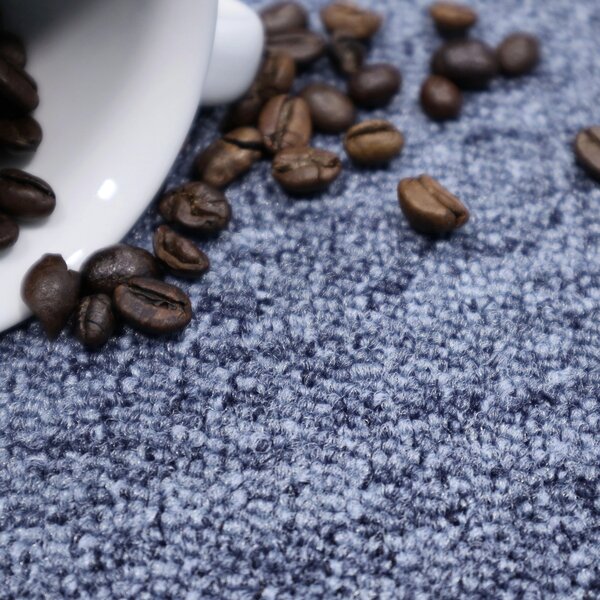 Condor Carpets, Metrážový koberec Classica 28, zátěžový, na míru, šíře 4m,5m, modrá, ab (mřížka), chodba / předsíň