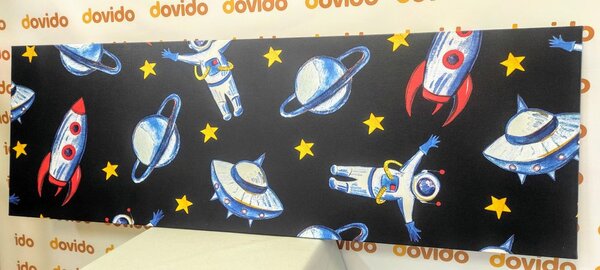 Obraz odvážný astronaut