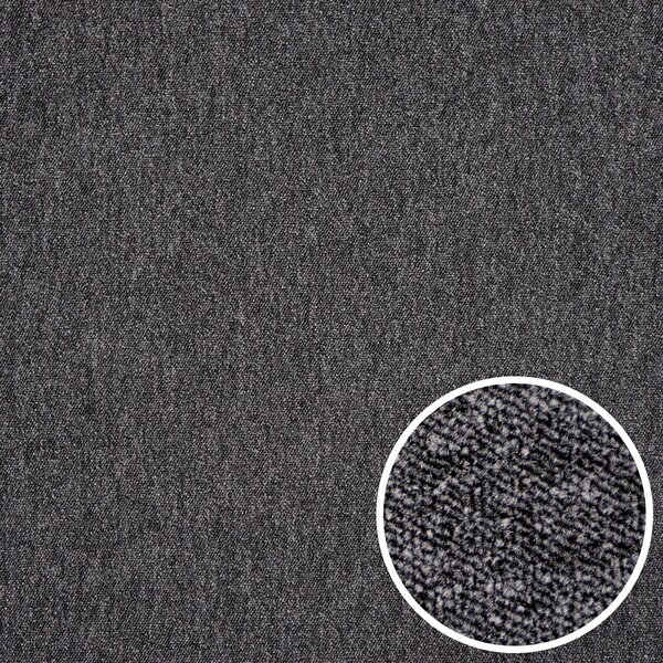 Condor Carpets, Metrážový koberec Classica 87, zátěžový, na míru, šíře 4m,5m, šedá, ab (mřížka), chodba / předsíň