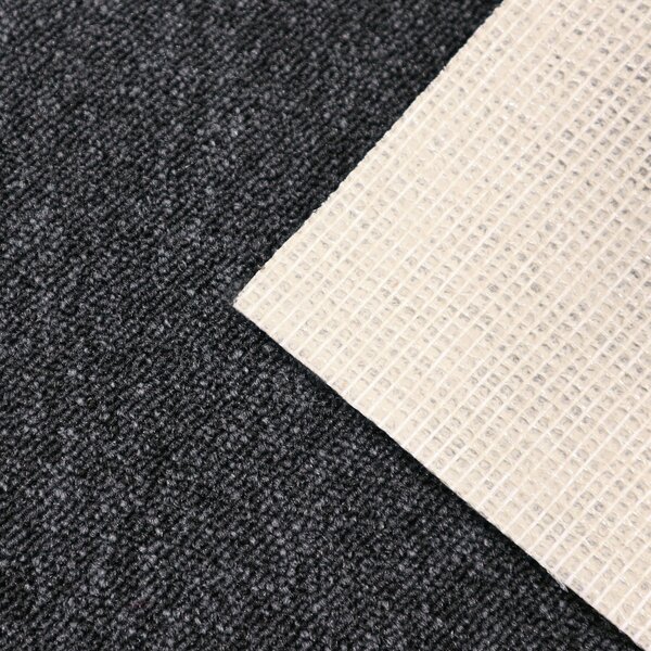 Condor Carpets, Metrážový koberec Classica 87, zátěžový, na míru, šíře 4m,5m, šedá, ab (mřížka), chodba / předsíň