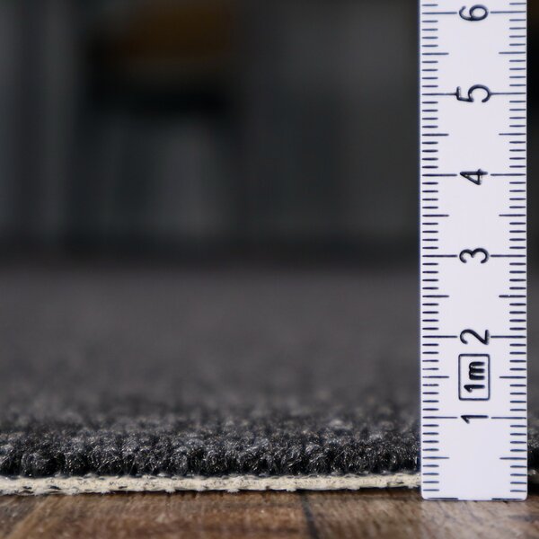 Condor Carpets, Metrážový koberec Classica 87, zátěžový, na míru, šíře 4m,5m, šedá, ab (mřížka), chodba / předsíň