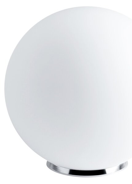 OSMONT BIA50540 BIANCA 3 stolní skleněná lampa chrom / bílá IP40 60W E27