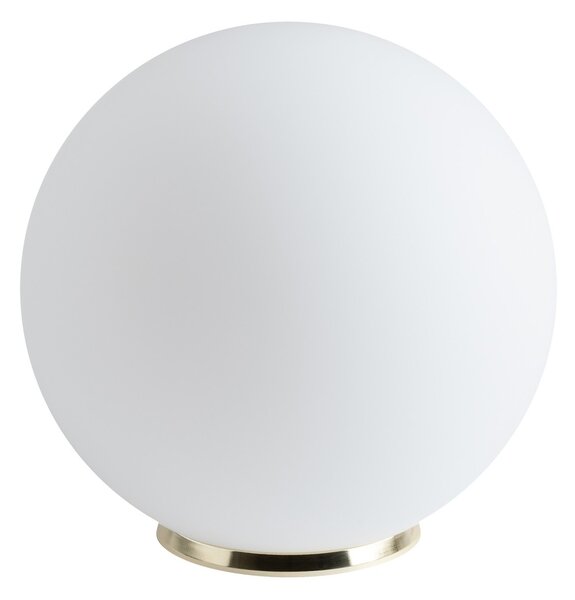 OSMONT BIA50541 BIANCA 3 stolní skleněná lampa mosaz leštěná / bílá IP40 60W E27