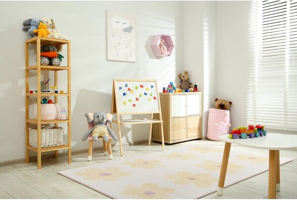 Žlutý/slonovinový dětský koberec 120x170 cm Dazzy Vanilla – FD