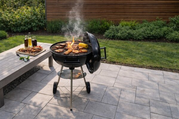 Gril na dřevěné uhlí BestBerg BBBQ-12B / Ø 44 cm / černá