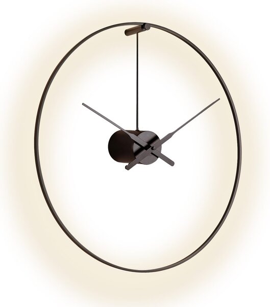 Nomon Ombra mini 55 cm - Designové nástěnné hodiny s LED podsvětlením v rámu