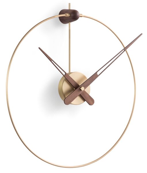 Designové nástěnné hodiny Nomon micro Anda gold 50cm