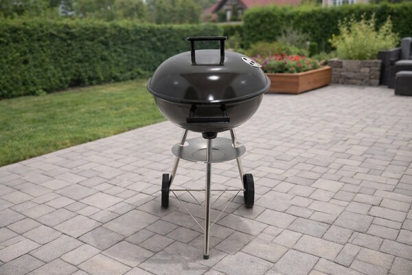 Gril na dřevěné uhlí BestBerg BBBQ-12B / Ø 44 cm / černá