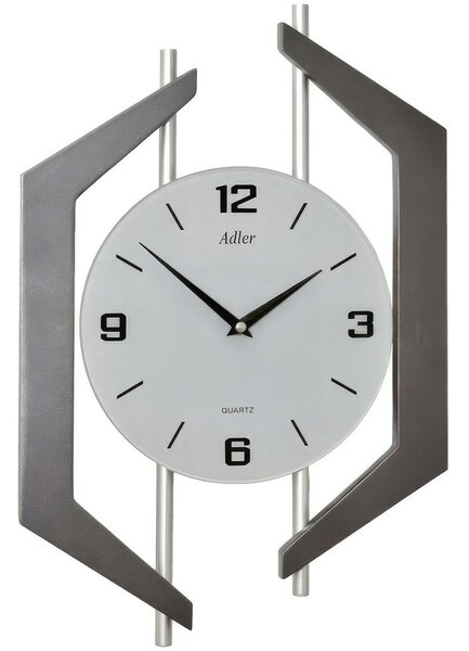 Adler 21183-ANT - moderní hodiny ze dřeva a kovu (2)_SL