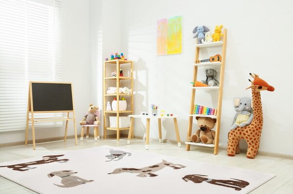Slonovinový dětský koberec 80x150 cm Dogsie Pearl – FD