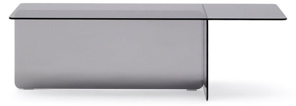 Šedý skleněný konferenční stolek 60x120 cm Zaren – Kave Home