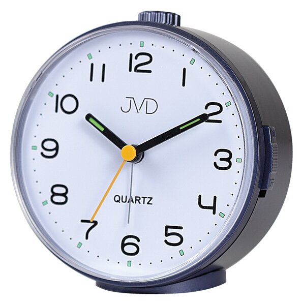 JVD Analogový modrý ručkový budík JVD SRP1050.1