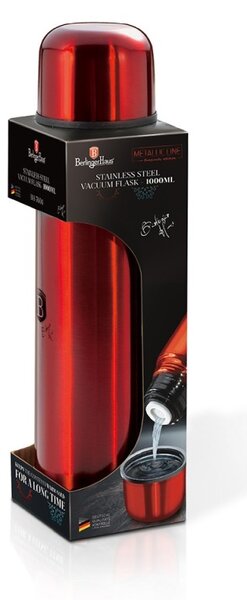 Termoska nerez 1 l Burgundy Metallic Line