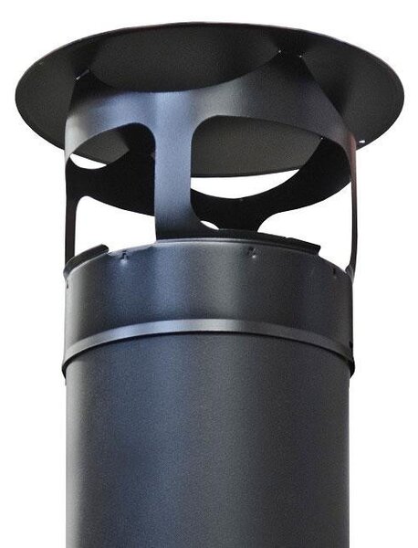 Narvi 15 Black Basic 6060 – komínová sada pro venkovní saunu Ø125/255 mm