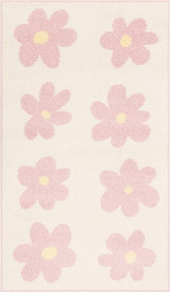 Růžový/slonovinový dětský koberec 80x150 cm Dazzy Rose – FD