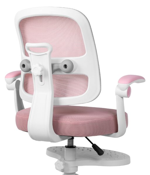 Dětská rostoucí židle Neoseat JUNI 013 — látka, růžová