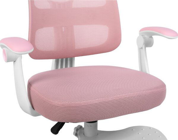 Dětská rostoucí židle Neoseat JUNI 013 — látka, růžová