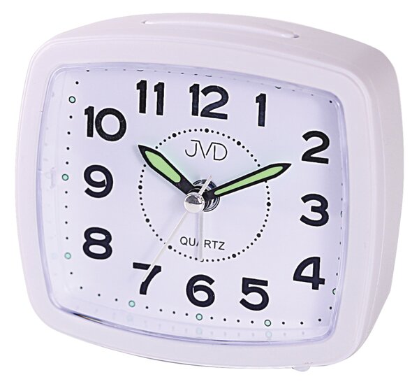 JVD Analogový ručkový bílý budík JVD SRP8506.3 s osvětlením