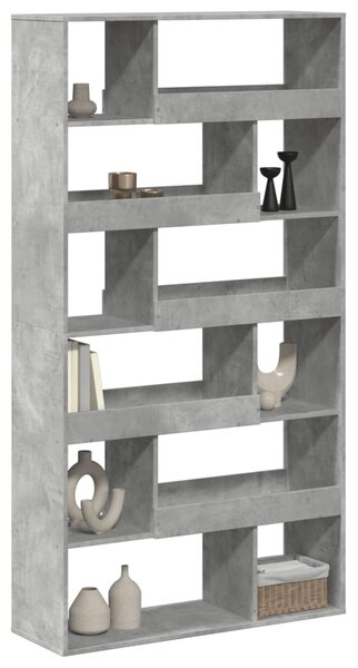 Dělicí stěna betonově šedá 100 x 33 x 187,5 cm kompozitní dřevo