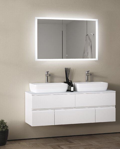 ACB Iluminacion Nástěnné LED zrcadlo AMANZI, š. 65 cm, 43W, CRI 90, IP44