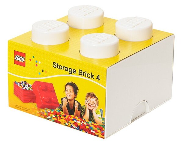 Bílý úložný box čtverec LEGO®