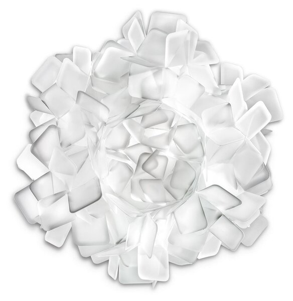 Nástěnná Svítidla Slamp, CLIZIA, Bílá, Obývací pokoj, Plast, Design